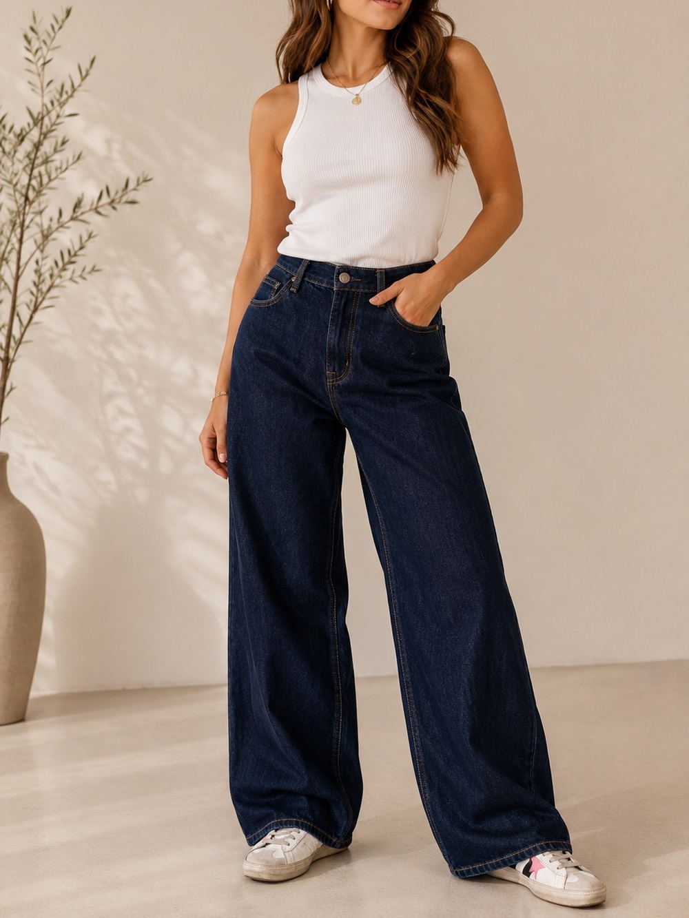 Levi’s ‘94 Baggy Wide Leg Dark Wash High Rise Baggy Denim Jeans